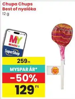 Spar Chupa Chups Best of nyalóka ajánlat