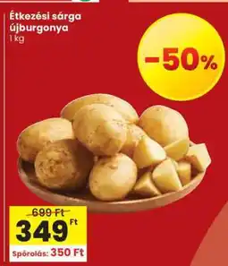 Spar Étkézési sárga újburgonya ajánlat