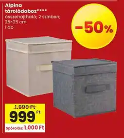 Spar Alpina tárolódoboz ajánlat