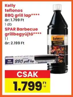 Spar Kelly teflonos BBQ grill lap ajánlat