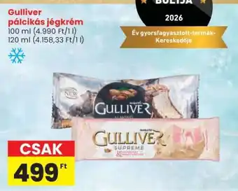 Spar Gulliver pálcikás jégkrém ajánlat