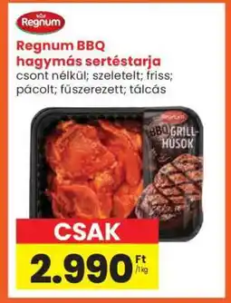 Spar Regnum BBQ hagymás sertéstarja ajánlat