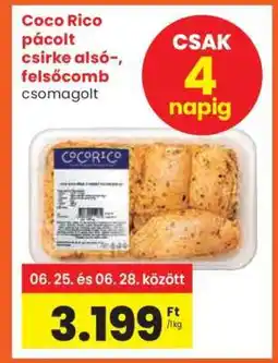 Spar Coco Rico pácolt csirke alsó-, felsőcomb ajánlat