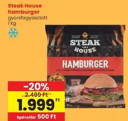 Spar Steak House hamburger ajánlat