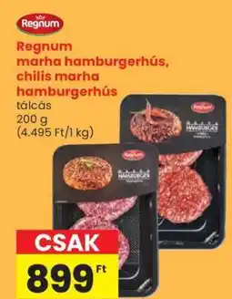 Spar Regnum Marha hamburgerhús, chilis marha hamburgerhús ajánlat