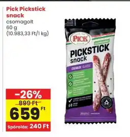 Spar PICK PICKSTICK SNACK ajánlat