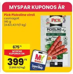 Spar PICK Pickolino virsli ajánlat