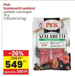 Spar Pick Szalametti szalámi ajánlat