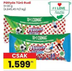 Spar PÖTTYÖS Túró Rudi ajánlat