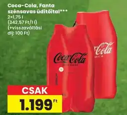 Spar Coca-Cola, Fanta szénsavas üdítőital ajánlat