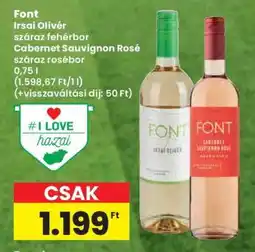 Spar Font Irsai Olivér / Cabernet Sauvignon Rosé ajánlat