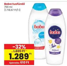Spar BABA Tusfürdő ajánlat