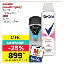 Spar Rexona dezodorspray ajánlat