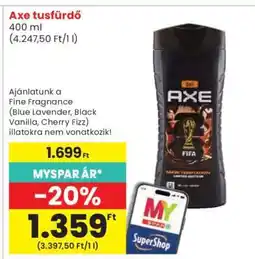 Spar AXE Tusfürdő ajánlat