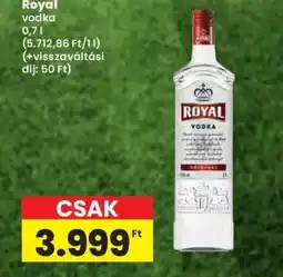 Spar ROYAL Vodka ajánlat