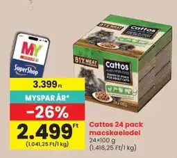 Spar Cattos 24 pack macskaeledel ajánlat