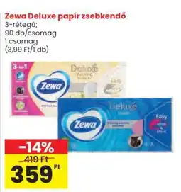 Spar Zewa Deluxe papír zsebkendő ajánlat