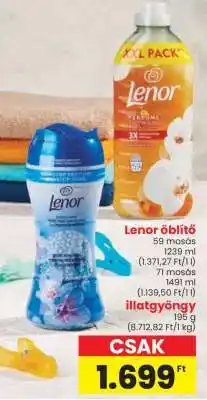 Spar Lenor Öblítő & Illatgyöngy ajánlat