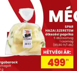 Spar SPAR HAZAI.SZERETEM étkezési paprika ajánlat