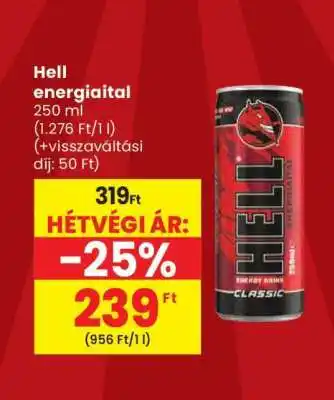 Spar HELL Energiaital ajánlat