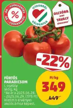 PENNY Fürtös paradicsom ajánlat