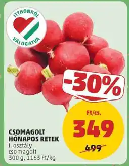 PENNY Csomagolt hónapos retek ajánlat