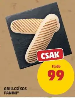 PENNY Grillcsíkos panini ajánlat