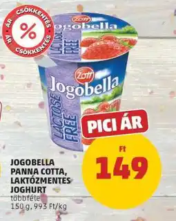 PENNY Jogobella Panna Cotta, Laktózmentes Joghurt ajánlat