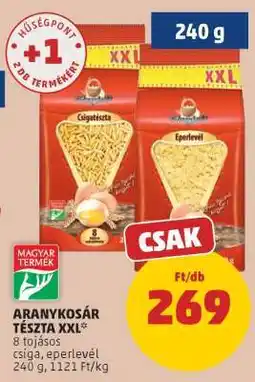 PENNY ARANYKOSÁR TÉSZTA XXL ajánlat