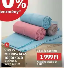 PENNY VIVESS MIKROSZÁLAS TÖRÖLKÖZŐ ajánlat