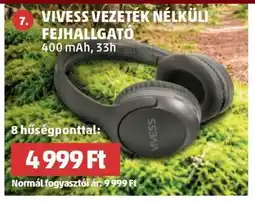 PENNY VIVESS VEZETÉK NÉLKÜLI FEJHALLGATÓ ajánlat