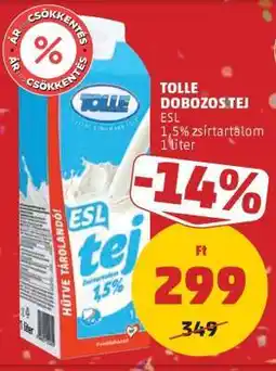PENNY TOLLE DOBOZOS TEJ ajánlat