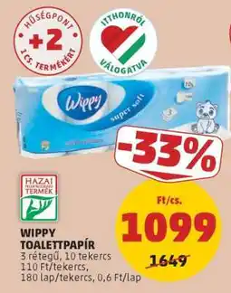 PENNY Wippy Toalettpapír ajánlat