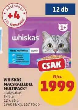 PENNY Whiskas Macskaeledel Multipack ajánlat