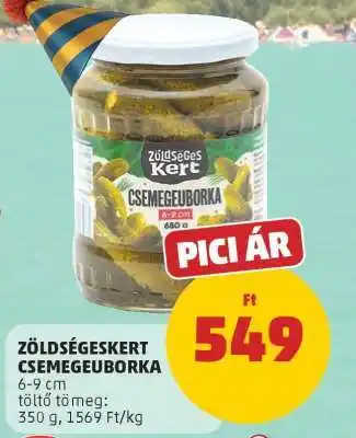 PENNY Zöldségeskert Csemegeuborka ajánlat