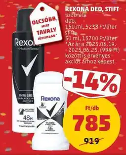 PENNY Rexona Deo Stift ajánlat