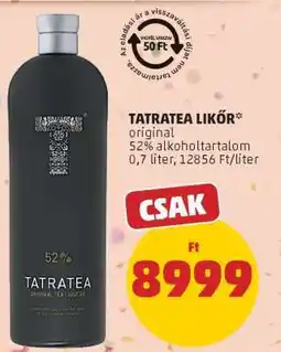 PENNY TatraTea likőr ajánlat