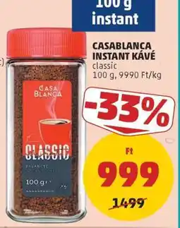 PENNY CASABLANCA INSTANT KÁVÉ ajánlat