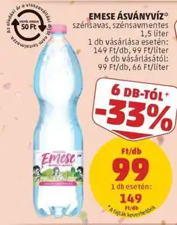 PENNY Emese ásványvíz ajánlat
