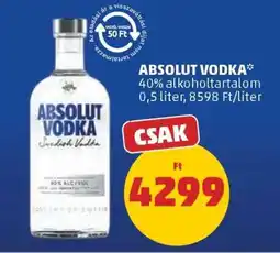 PENNY Absolut vodka ajánlat