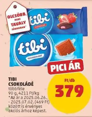 PENNY TIBI Csokoládé ajánlat
