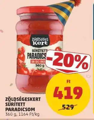 PENNY Zöldségeskert Sűrített Paradicsom ajánlat