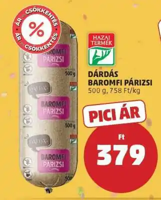 PENNY Dárdás Baromfi Párizsi ajánlat