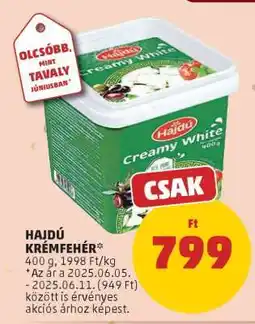 PENNY HAJDÚ KRÉMFEHÉR ajánlat