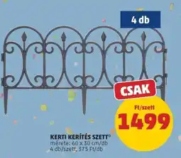 PENNY Kerti kerítés szett ajánlat