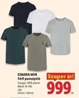Lidl ESMARA MEN ajánlat