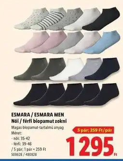 Lidl ESMARA / ESMARA MEN ajánlat