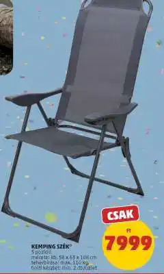 PENNY Kemping Szék ajánlat