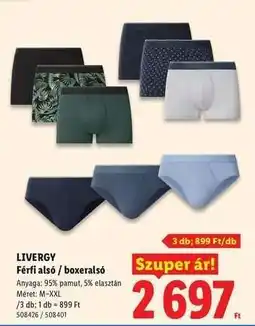 Lidl LIVERGY ajánlat