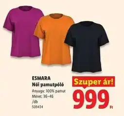 Lidl ESMARA ajánlat